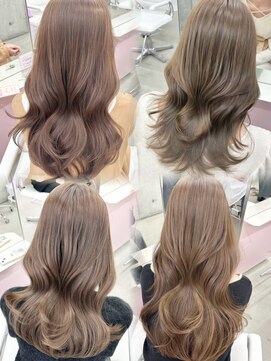 エヌアイ オモテサンドウ(ni omotesando) ブラウンカラー/くすみベージュ