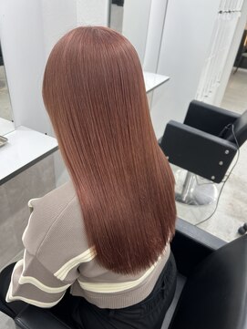 エイム(AiM) ピンクベージュ/ピンク/中明度カラー/ブリーチカラー/艶カラー