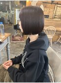 ピンクブラウン【カット＋ブリーチなしWカラー＋TR13800円】