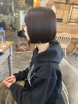 ウィークエンド(WEEKEND) ピンクブラウン【カット＋ブリーチなしWカラー＋TR13800円】