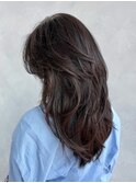 美髪ロング顔周りレイヤー_ba520521