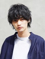 メンズヘアトーキョー(MEN'S HAIR TOKYO)&nbsp;ウルフ/くせ毛風パーマ/黒髪