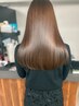 極美髪★髪質改善ノンダメージケアストレート+カット￥￥15960～