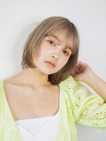 ジプソ 池袋西口(Gypso)&nbsp;ミルクボブ2/池袋美容室/髪質改善カラー/白髪ぼかし/縮毛矯正