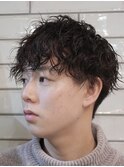 波巻きツイストスパイラルパーマ