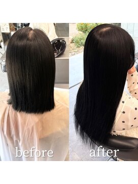 ガルボヘアー 桟橋店(garbo hair) カラー プルシールエクステ ダイヤモンド 100本 黒髪