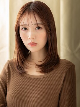 カバーヘアアンドスパ ブリス 浦和(COVER HAIR&SPA bliss) 大人美人艶感ストレートミディアムレイヤーカットY浦和30代40代