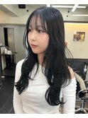 バタフライカット×韓国レイヤー
