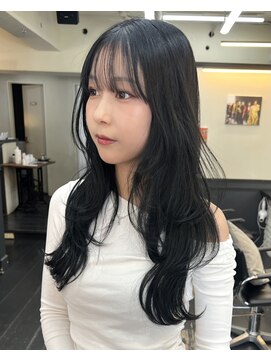 バタフライカット×韓国レイヤー