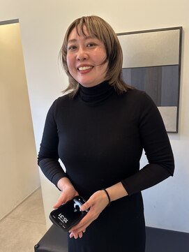 レイヤーカット/小顔/ココアベージュ/オリーブグレー/伏見