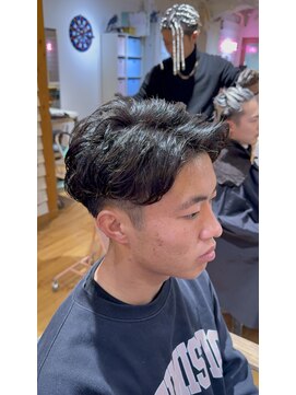 アヴァンス 天王寺店(AVANCE.) メンズカット×かきあげナチュラルパーマ