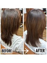 メイクルーム(make room.)&nbsp;縮毛矯正施術例