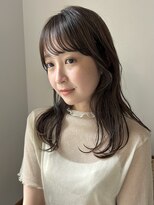 ディッセンバー 渋谷(December) 【December】小顔カット/ブリーチなしオリーブベージュ