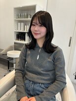 シティーバイローウェ 表参道(City/louwe)&nbsp;ブリーチなしダブルカラー／オリーブグレー