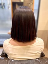 ジパングペイント 押上店(Zipangu Paint)&nbsp;毛先まで潤う【艶色ショコラブラウン】まとまりボブで品良く