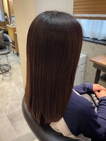 ヘアリゾート粋 トゥジュ 池袋東口店(tujuh) 艶髪ストレート/透明感/ストレート/髪質改善