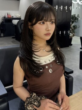 ソア 京都三条河原町(SOA) レイヤーカット 暗めグレージュ 20代 30代