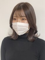 hyon myon/RISEbyREVO 綾瀬店【ヒョンミョン】&nbsp;ハッシュカット/デザインカラー/グレージュ[綾瀬駅/韓国ヘア]