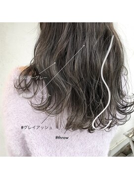 スーベニール(souvenir) 3Dカラー グレイアッシュイルミナカラーフェザーロング