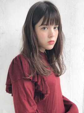 ルティア(Lutia) ゆるふわロング　シースルーバング