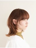 オフィスヘア/エアリーミディ/ショートパーマ/池袋