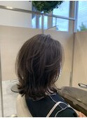 大人可愛いミディアムレイヤー20代30代40代