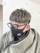 リッカ(RICCA)&nbsp;【デザインカラー】ミルクティーベージュ×ライトブルー☆