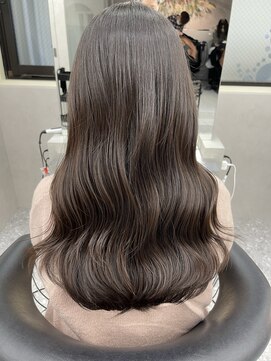 ロンド マーレ 天神大名店(Lond mare) 前髪カット　韓国ヘア　髪質改善　くびれ　チョコレートブラウン