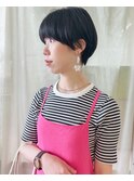 大人かわいいマッシュショート