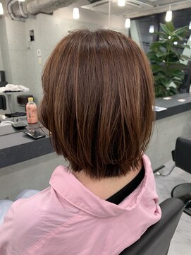 エンディアリング 東銀座(Endearing) 斜めバング/グレージュカラー/デザインカラー/眉毛/銀座/東銀座