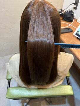 ミリッシュ 枚方店(mirish) 枚方酸性ストレート、髪質改善、会話のいらない個室サロン