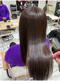 【平林鼓】髪質改善トリートメントとカラーで艶々に!