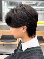 エルマーク 梅田(L-MARK)&nbsp;センターパートニュアンスパーマ韓国カルマパーマコンマヘア