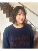ばっさりボブカット
