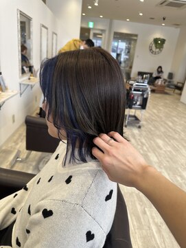 クレア(CREA) ナチュラル×フェイスフレーミングネイビー