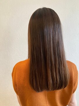 エヌアンドエー 春日部東口店(hair shop N&A) つや髪綺麗なロングストレート 髪質改善Trと秋色カラー#4