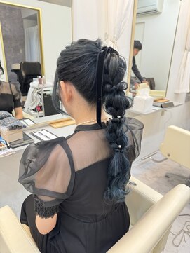 ミュール(meulu-) ポニーテールアレンジ