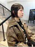 ボブ 切りっぱなしボブ 顔周りカット 髪質改善 吉祥寺 《宮坂》