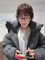 ブルック(BROOK.)&nbsp;#ハッシュショート#パーマ#カシスカラー