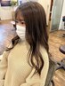 【人気No.2】デザインカット＋カラー＋ミルボン4stepトリートメント