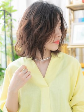 カバーヘア ブリス 上尾西口店(COVER HAIR bliss) ★くすみベージュ抜け感くびれヘア小顔ボブパーマ30代40代★1