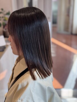リカロ ヒロシマ(RECALO Hiroshima) ストレート＋カット＋プレミアム髪質改善ヘアエステ