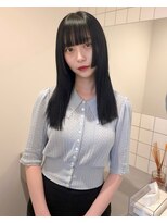 チーカ(chica)&nbsp;姫カット ステップカット ぷつっとカット 黒髪 髪質改善