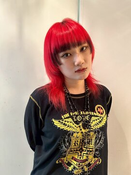 フォークロア 本店(Folk Lore) ウルフカット/デザインカラー