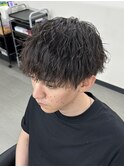 メンズマッシュ　ツイストスパイラルパーマ