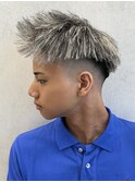 パイルツイスト×ホワイトメッシュ