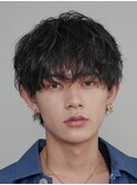 横浜西口緩めシャドウパーマメンズマッシュパーマスパイラル