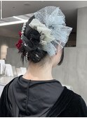 おくれ毛ロングくびれヘア韓国ヘア顔周りレイヤー_ba550582