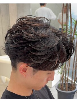 エデアンホンテン メンズサロン(EDEAN 本店 （旧：EDEAN 上通）) 熊本メンズサロン　フェザーパーマ　フェザーショート