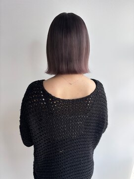 ヘアーメイク ラグズ(Hair Make Luxtz) 外ハネボブ春カラー/ピンクカラー/4.8美髪ダブルカラー